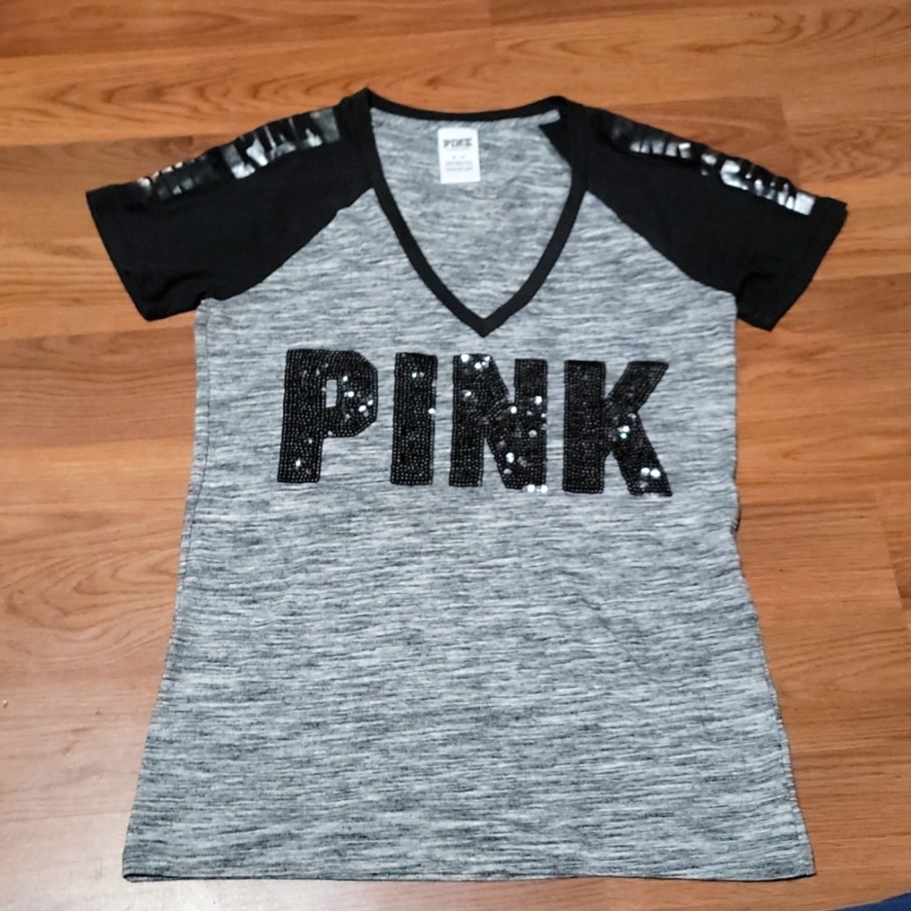 Victoria's Secret PINK bling tee shirt